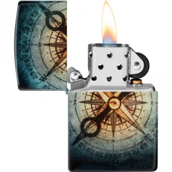 Зажигалка ZIPPO COMPASS GHOST 48562 Зажигалка ZIPPO COMPASS GHOST 48562